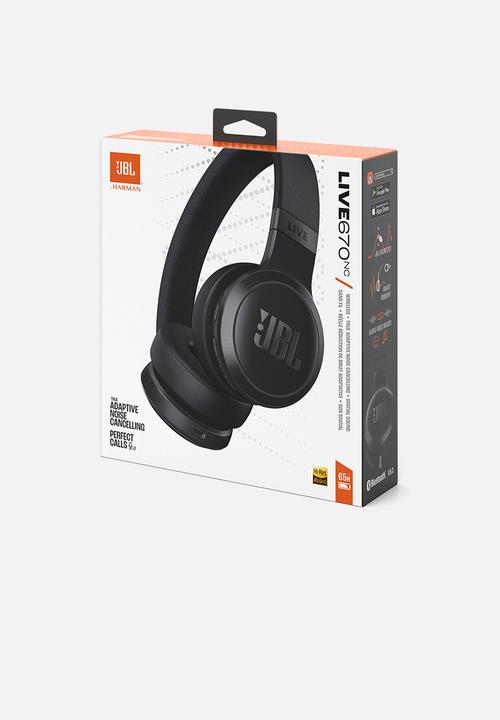 JBL - LIVE670 On-ear ANC Headphones - Black 