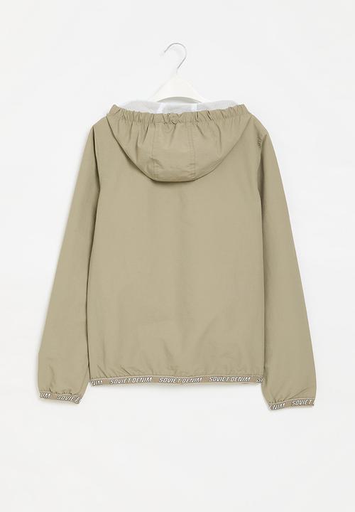 SOVIET - Boys fashion track jacket - taupe