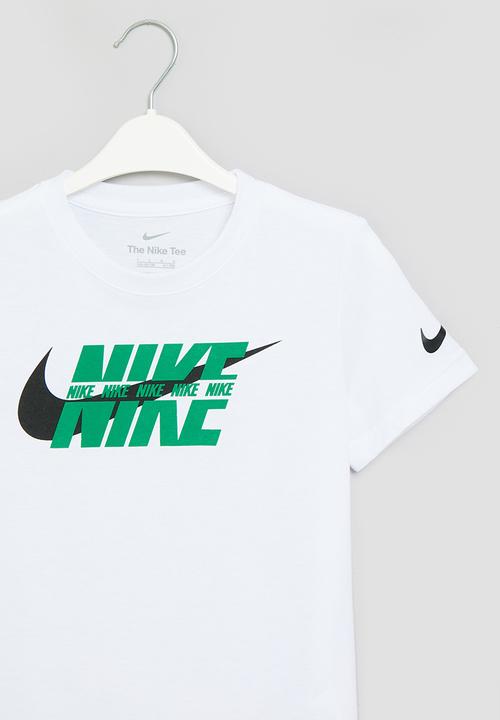 Nike - Nkb split nike block tee - white