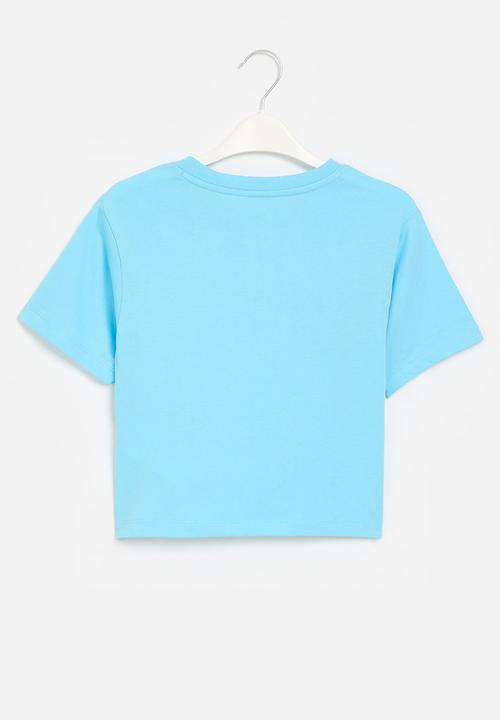 Nike - Nkg swoosh logo boxy tee - aquarius blue