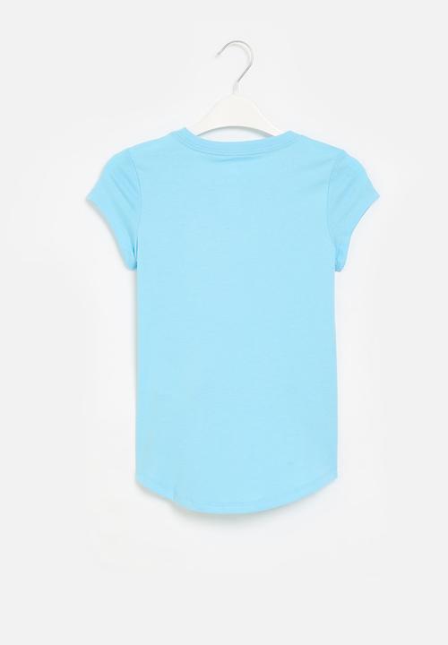 Nike - Nkg script futura short sleeve tee - aquarius blue