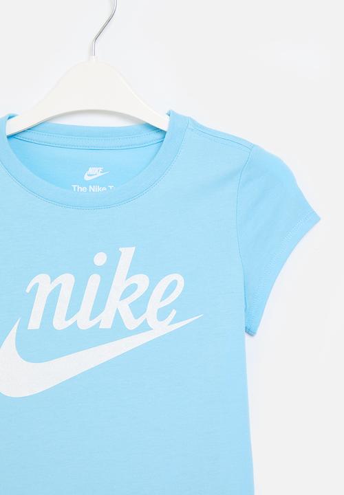 Nike - Nkg script futura short sleeve tee - aquarius blue