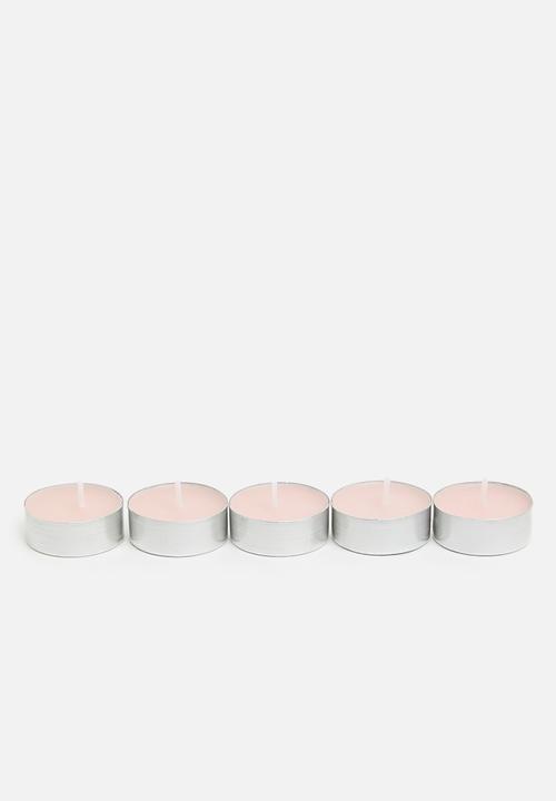 H&S - Lux scented tealight candles - tobacco amber