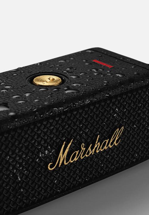 Marshall - Emberton II Portable BT Speaker - Black & Brass 
