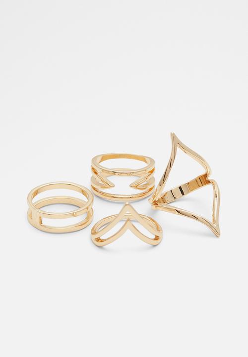 ALDO - Mazyy ring set - gold