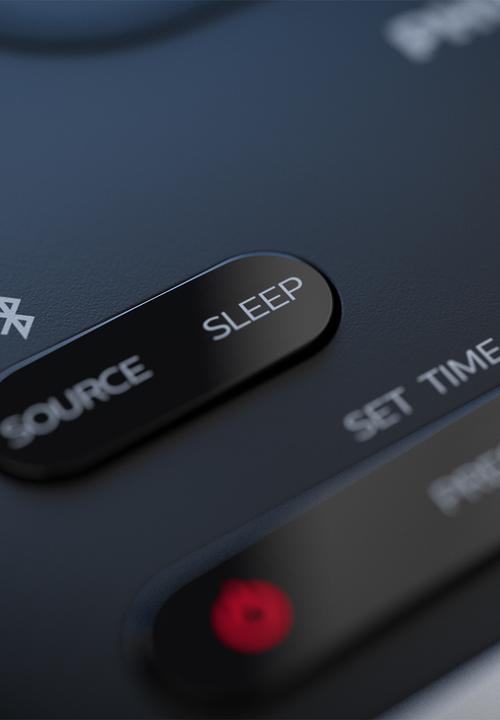 Philips - QI Charge bt clock radio - Black