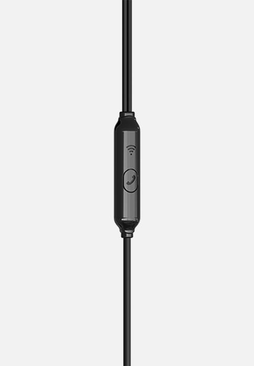 Philips - Bk_in ear jell bud+mic - black