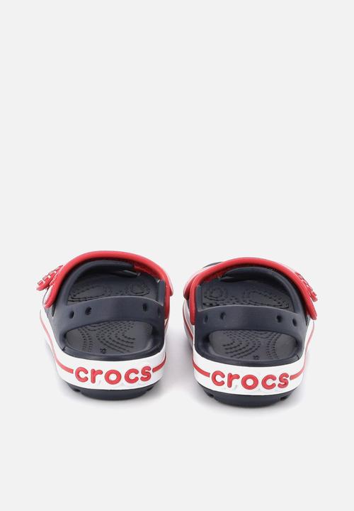Crocs - Crocband Cruiser Sandal T - Navy/Varsity Red