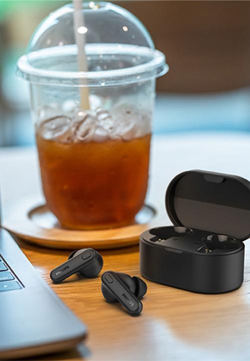 Philips - TAT1108 Jell Stick TWS In -Ear +IPX4 - Black