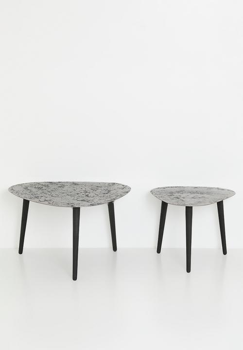 Nolden Brothers - Ceciali nested coffee tables - metallic