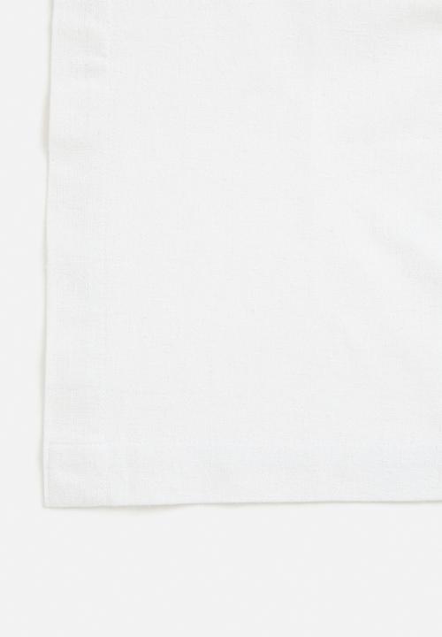 Excellent Houseware - Amani Napkin Set - White