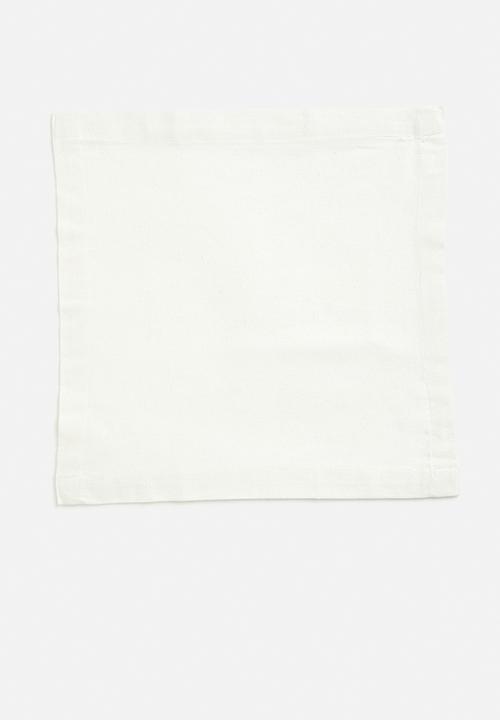 Excellent Houseware - Amani Napkin Set - Ivory