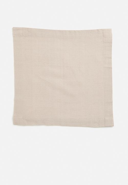 Excellent Houseware - Amani Napkin Set - Taupe