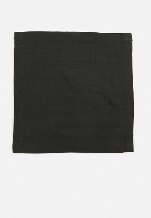 Excellent Houseware - Amani Napkin Set - Black