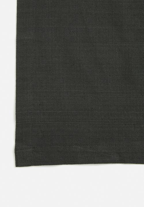Excellent Houseware - Amani Napkin Set - Black