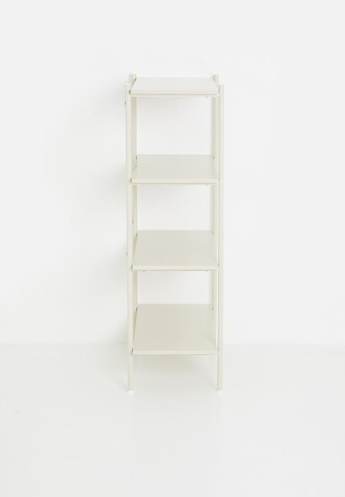 Sixth Floor - Marlo 4 tier shelf unit - neutral