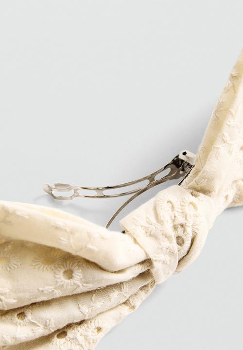 MANGO - Hairband lusy - light beige