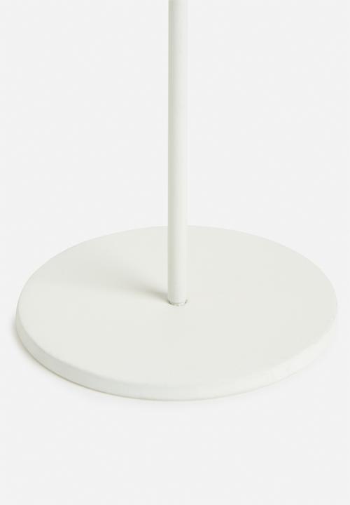 H&S - Elli dinner candle holder set of 2 - creme