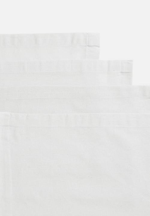 Excellent Houseware - Amani placemat set - white  