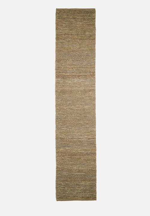 Sixth Floor - Hand Woven Chunky Jute Rug - Khaki