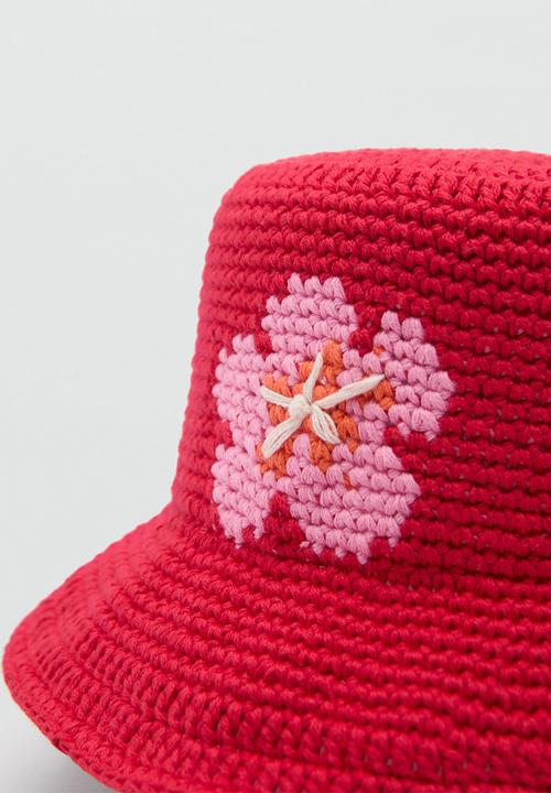 MANGO - Hat florinda - red