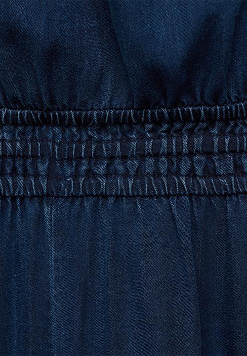 MANGO - Plus One-Piece Suit Milos - Open Blue