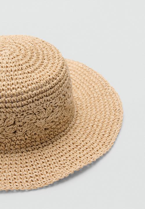 MANGO - Hat corfu - light beige