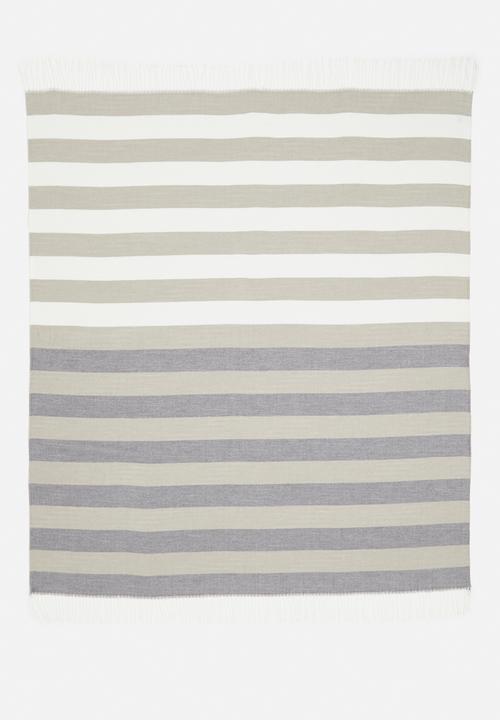 Sixth Floor - Stripe Throw - Natural