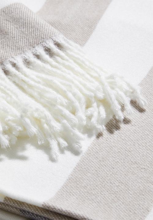 Sixth Floor - Stripe Throw - Natural