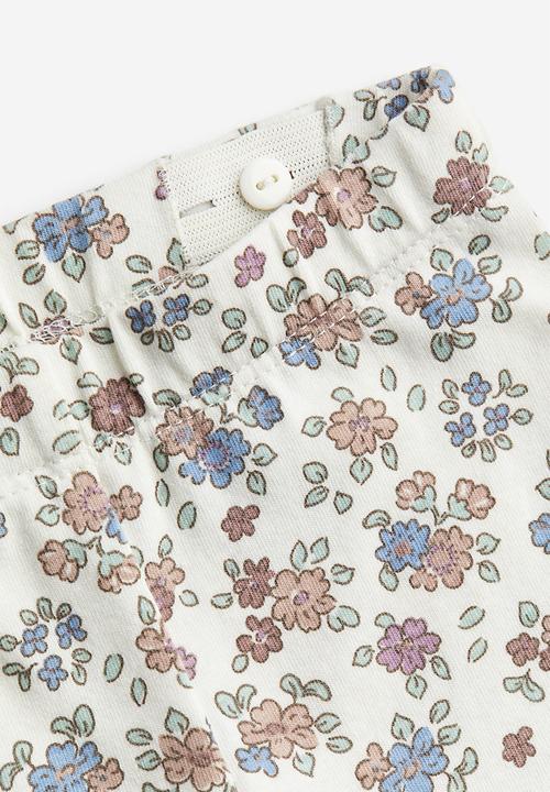 H&M - 2-piece printed cotton set - green multi