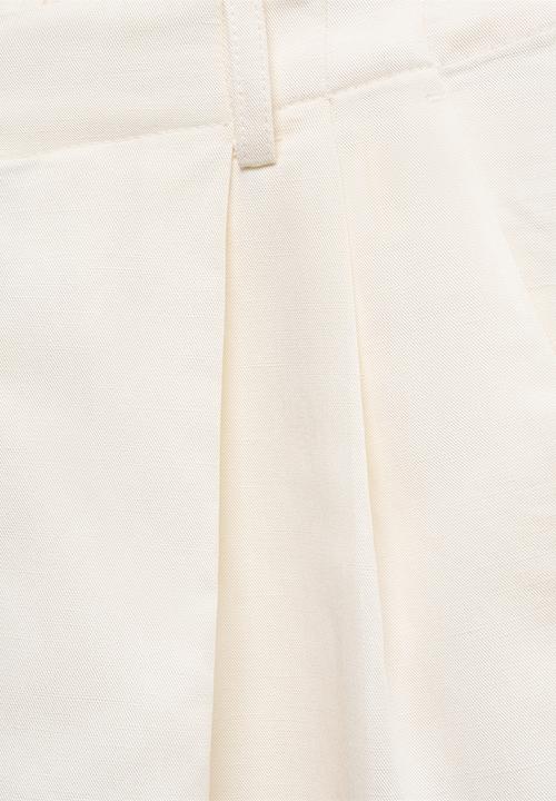 MANGO - Plus Bermuda Shorts Max - White