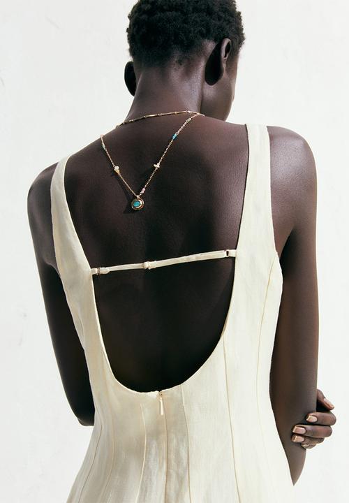 MANGO - Necklace sosaura - gold