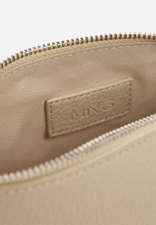 MANGO - Bag nora - light pastel grey