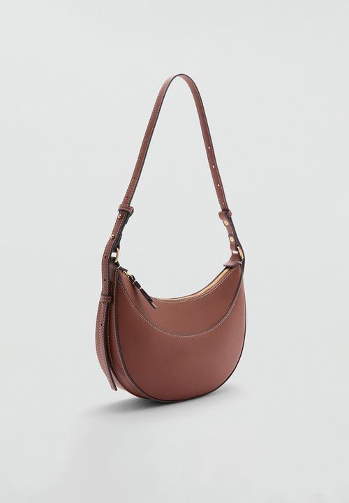 MANGO - Bag lago - beige & khaki