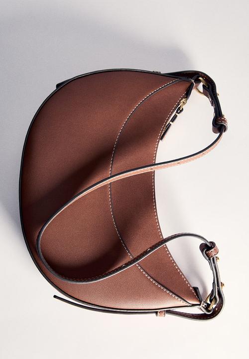 MANGO - Bag lago - beige & khaki