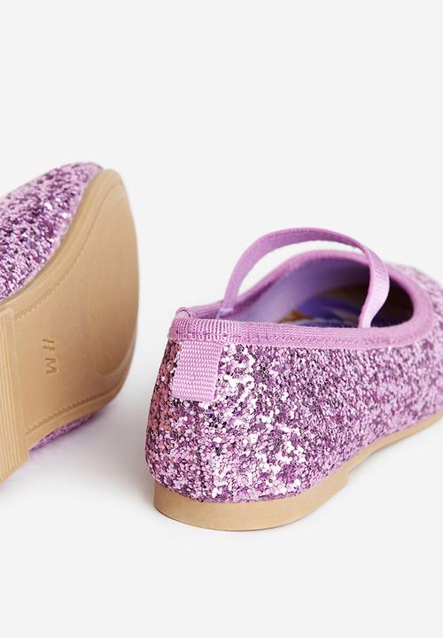 H&M - Glittery ballet pumps - purple