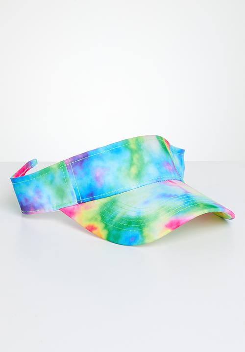 Pop Candy - Tie dye visor cap-multi
