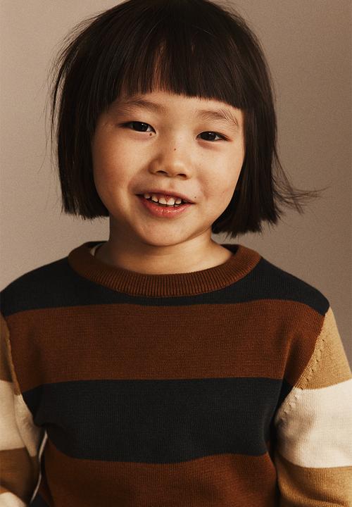 H&M - Cotton jumper - brown multi