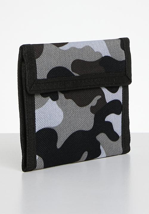 Pop Candy - Camo velcro wallet - grey