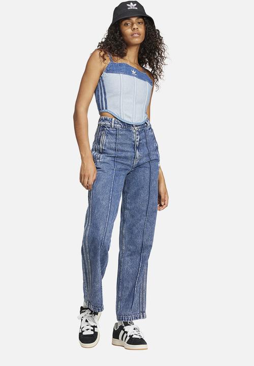 adidas Originals - Ksenia Corset - Medium Blue Denim/Light Denim