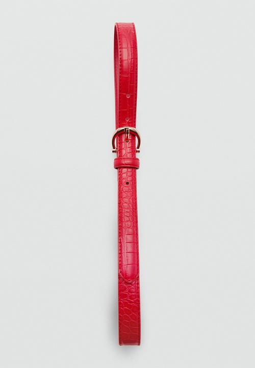 MANGO - Belt mev - red