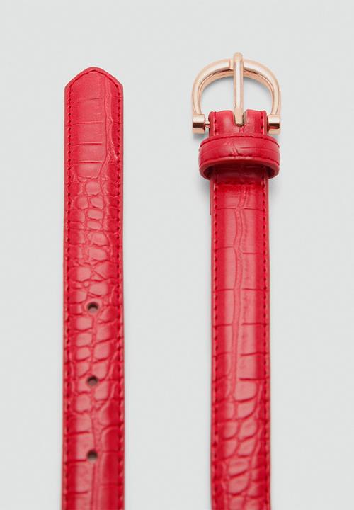 MANGO - Belt mev - red