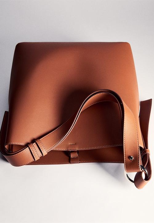 MANGO - Bag nefer - medium brown