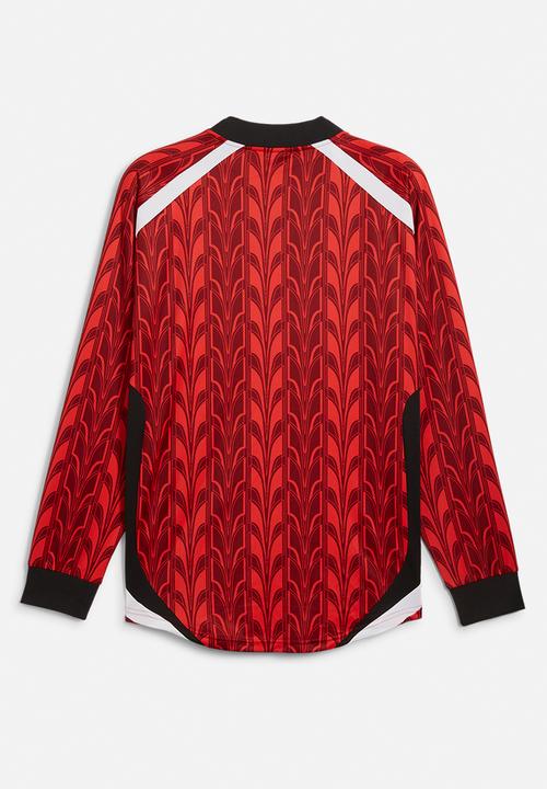 PUMA - Football jersey Long sleeve - Intense Red