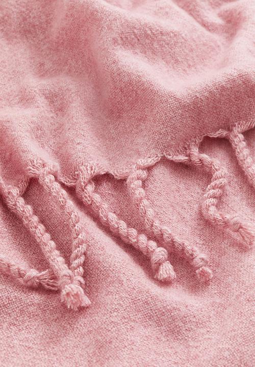 H&M - Wool-blend blanket - pink