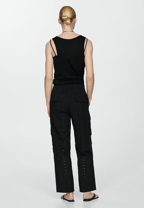 MANGO - Trousers Oslo - Black