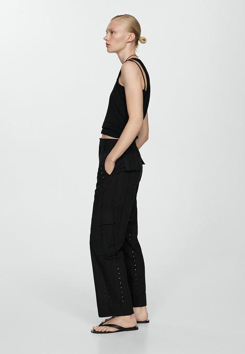 MANGO - Trousers Oslo - Black
