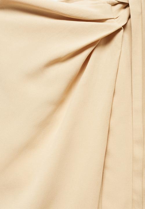 MANGO - Trousers Pareo - Light Beige