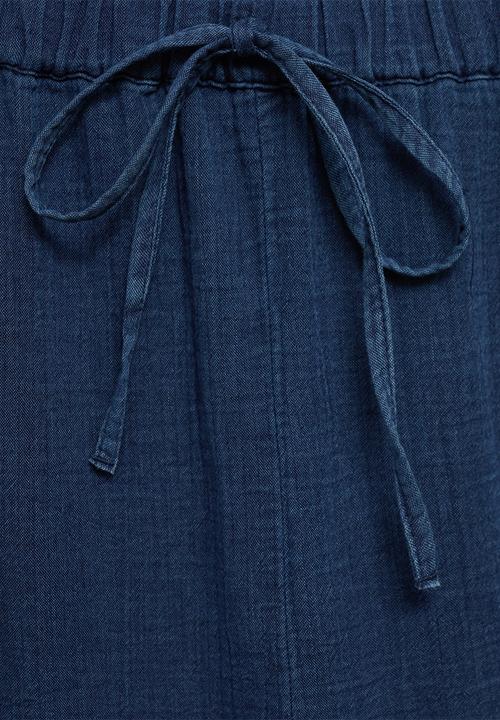 MANGO - Trousers Indie - Dark Blue