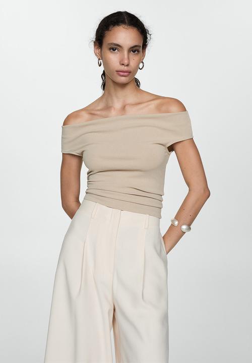 MANGO - Trousers Bosco-H - Light Beige